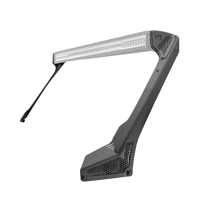 Go Rhino 730500T XE Windshield Light Mount for Jeep Wrangler JL/Gladiator JT, fits 50" Light Bar - Truck Part Superstore