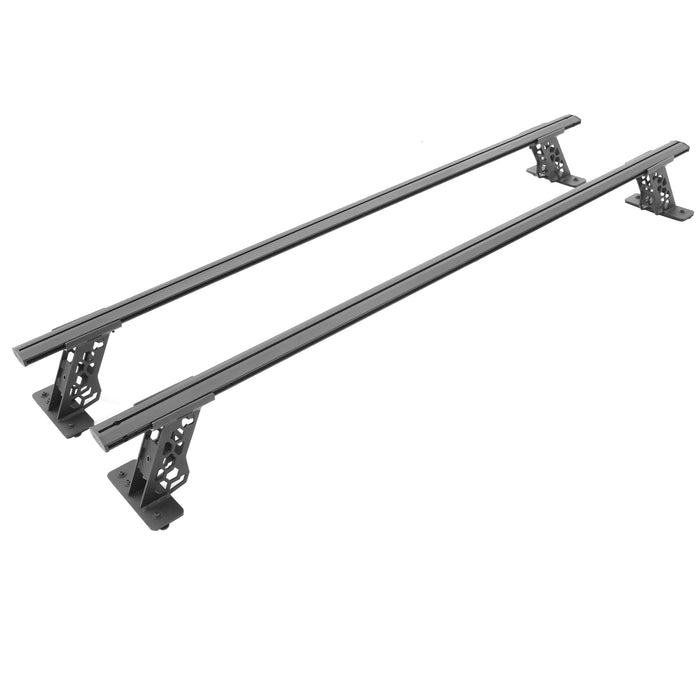 Go Rhino 5935015T XRS Cross Bars - Bed Rail Kit for Full/Mid Sized Trucks W/Tonneau Cover T-Tracks - Truck Part Superstore