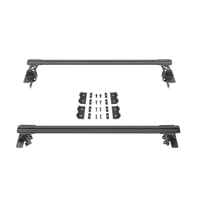 Go Rhino 5935001T XRS Cross Bars - Truck Bed Rail Kit for Full-Sized Trucks without Tonneau Covers - Truck Part Superstore