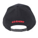 Go Rhino EX0383 Go Rhino Logo Flat Brim Hat, Red on Black - Truck Part Superstore