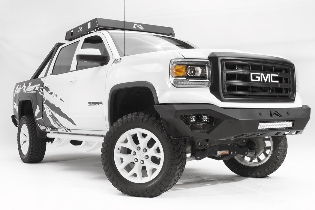 Fab Fours GS14-D3151-B Vengeance Front Bumper; Uncoated/Paintable; No Guard; [AWSL]; - Truck Part Superstore