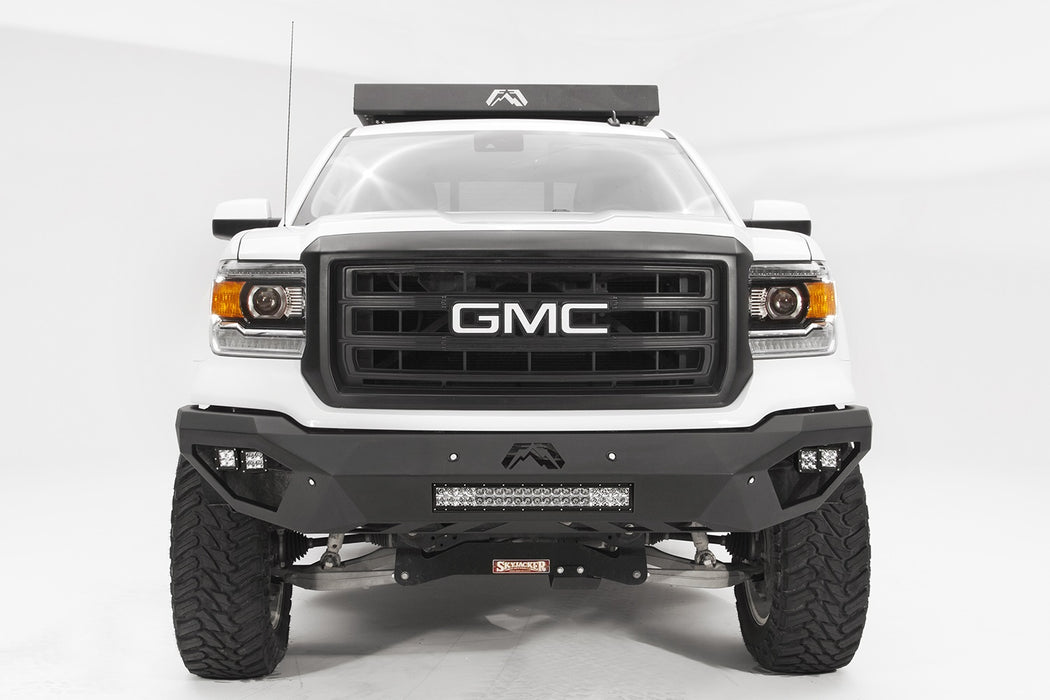 Fab Fours GS14-D3151-1 Vengeance Front Bumper; 2 Stage Black Powder Coated; No Guard; - Truck Part Superstore