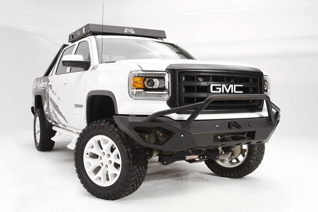 Fab Fours GS14-D3152-B Vengeance Front Bumper; Uncoated/Paintable; Pre-Runner; [AWSL]; - Truck Part Superstore