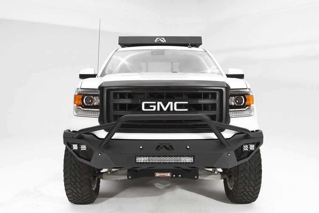 Fab Fours GS14-D3152-1 Vengeance Front Bumper; 2 Stage Black Powder Coated; Pre-Runner; - Truck Part Superstore