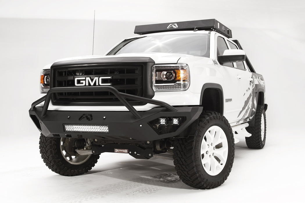 Fab Fours GS14-D3152-B Vengeance Front Bumper; Uncoated/Paintable; Pre-Runner; [AWSL]; - Truck Part Superstore