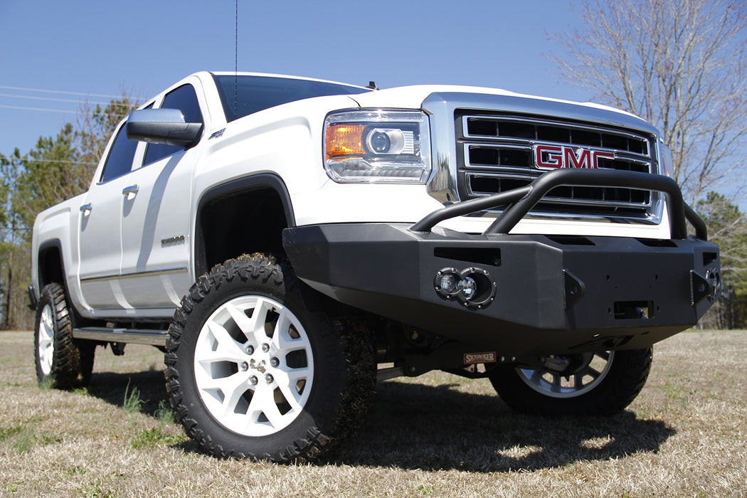 Fab Fours GS14-H3152-B Premium Winch Front Bumper - Truck Part Superstore