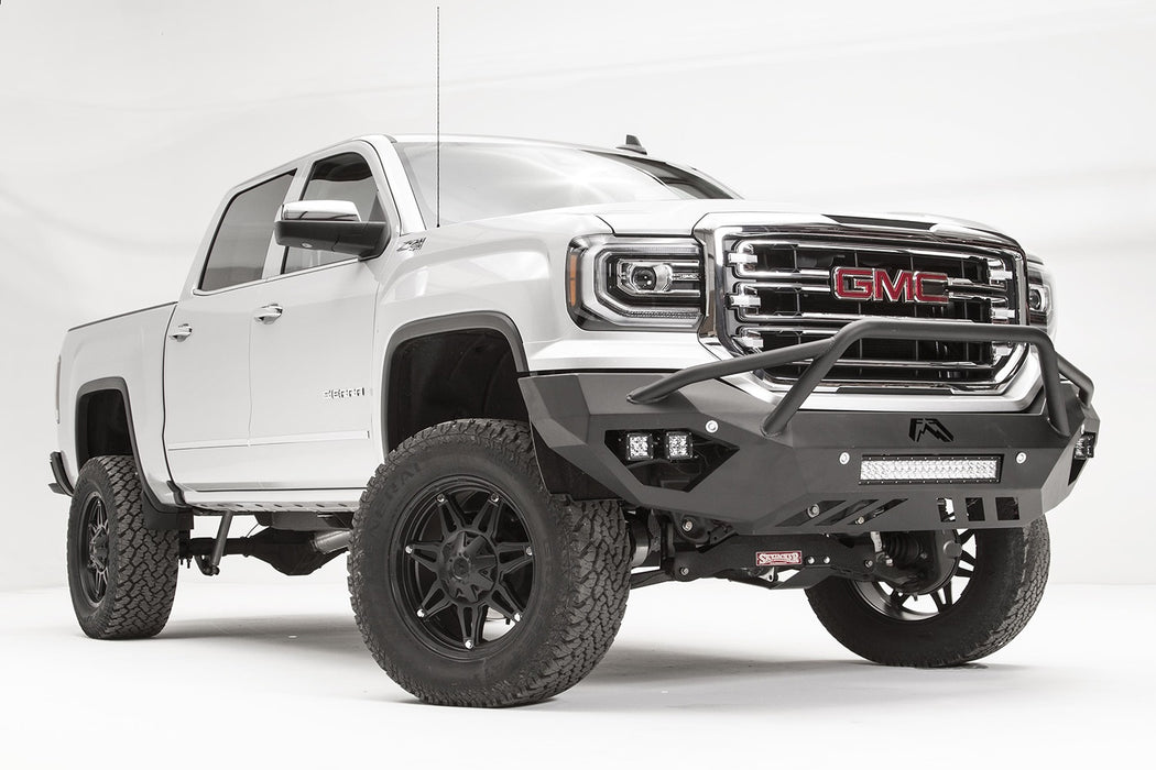 Fab Fours GS16-D3952-1 Vengeance Front Bumper; 2 Stage Black Powder Coated; Pre-Runner Guard; - Truck Part Superstore