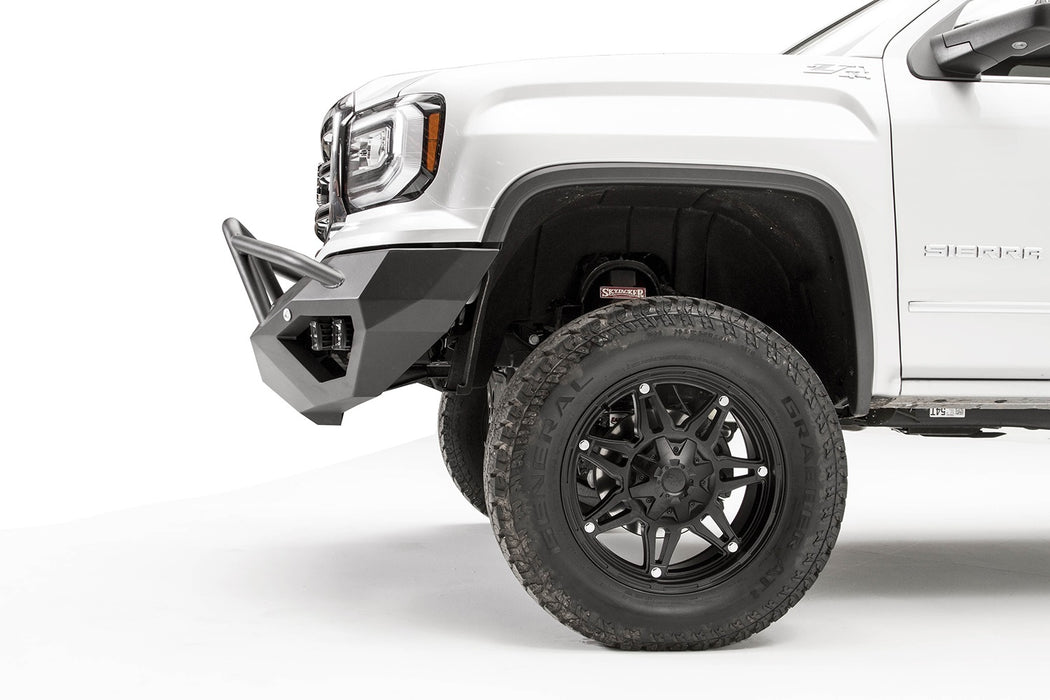 Fab Fours GS16-D3952-1 Vengeance Front Bumper; 2 Stage Black Powder Coated; Pre-Runner Guard; - Truck Part Superstore