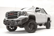 Fab Fours GS16-F3951-1 Premium Winch Front Bumper; 2 Stage Black Powder Coated; w/No Guard; w/Sensors; - Truck Part Superstore