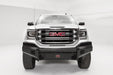Fab Fours GS16-K3961-1 Black Steel Front Bumper; 2 Stage Black Powder Coated; w/No Guard; - Truck Part Superstore