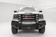 Fab Fours GS16-K3962-1 Black Steel Front Bumper; 2 Stage Black Powder Coated; w/Pre-Runner Guard; - Truck Part Superstore