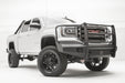 Fab Fours GS16-R3960-1 Elite Front Bumper; 2 Stage Black Powder Coated; w/Full Guard; - Truck Part Superstore