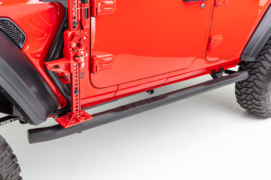 Go Rhino 4506T 4000 Series Side Steps with Mounting Brackets Kit - Protective Bedliner Coating - Truck Part Superstore