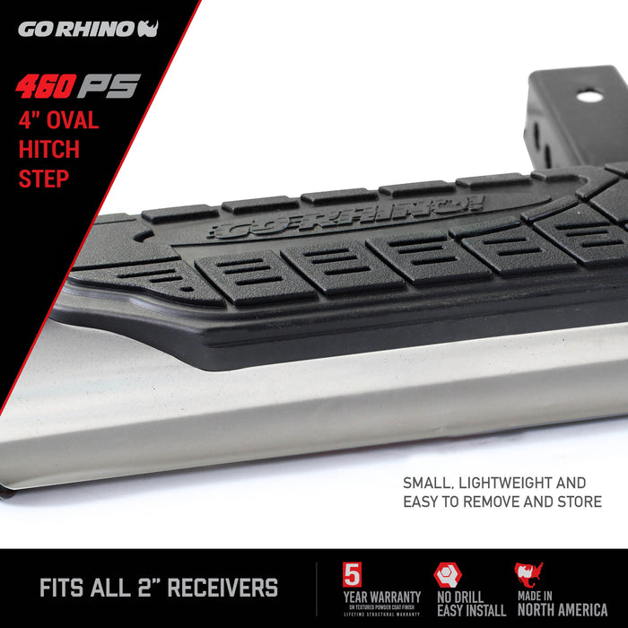 Go Rhino 460PS Receiver Hitch Mounted Step - Truck Part Superstore