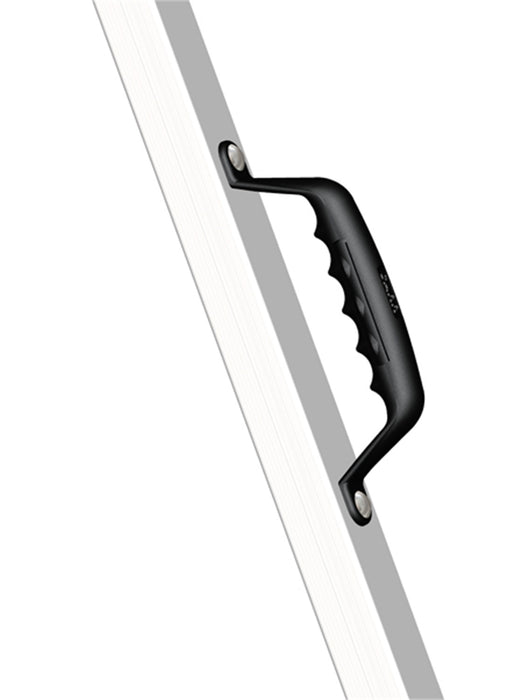 Carr 200041 20" Grab Handle; Bolt On; Cast Aluminum; XP3 Black Powder Coat; Single - Truck Part Superstore