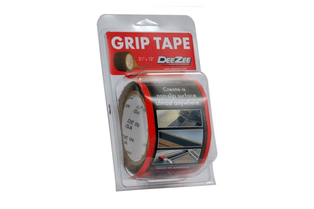 Dee Zee DZ46 Grip Tape; Adhesive; 2 11/16 in. x 12 ft.; Black; - Truck Part Superstore