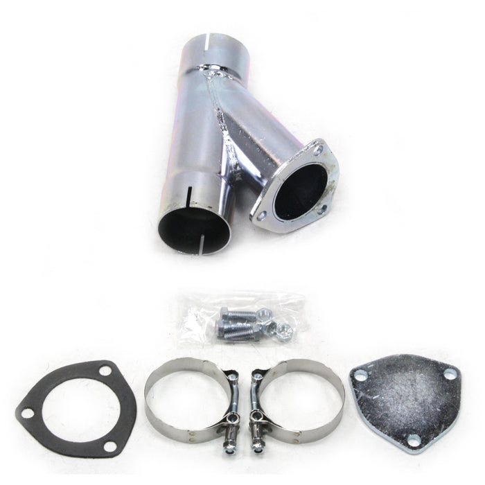 Patriot Exhaust H1131 Patriot Exhaust H1132 Exhaust Cut-Out Hookup Kit 3 Inch Pair. - Truck Part Superstore