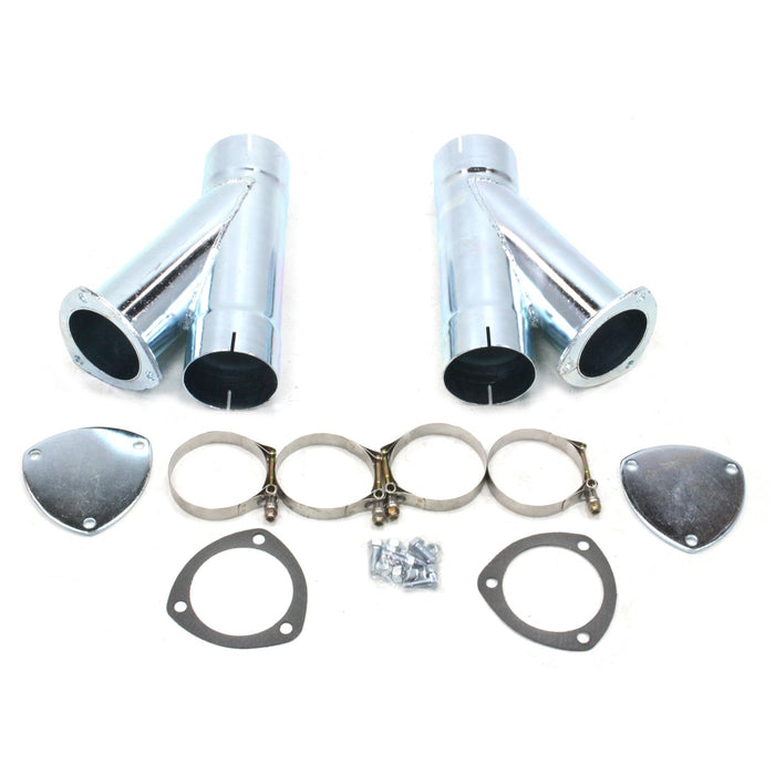 Patriot Exhaust H1134 Patriot Exhaust H1135 Exhaust Cut-Out Hookup Kit 3 1/2 Inch Single. - Truck Part Superstore