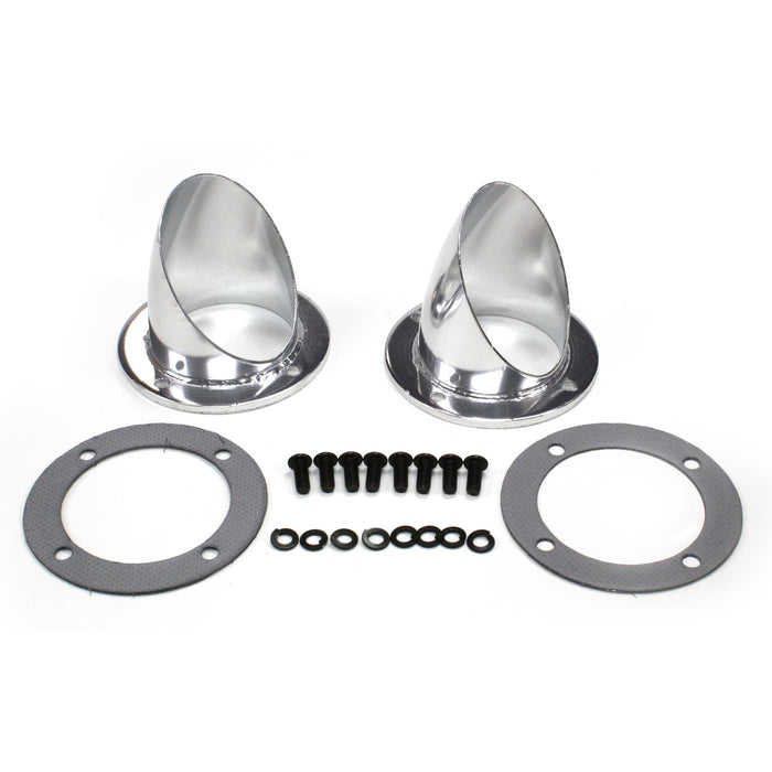 Patriot Exhaust H1145-1 Patriot Exhaust H1146 Lakester Header Turnout Kit 4 Inch Hi-Temp Black Coating. - Truck Part Superstore