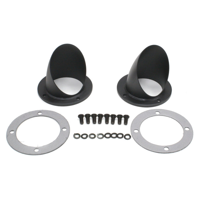 Patriot Exhaust H1145 Lakester Header Col Turnout Kt 3 1/2" Black - Truck Part Superstore