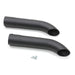 Patriot Exhaust H3812-B Side Tubes Turnout Muffler Blk - Truck Part Superstore