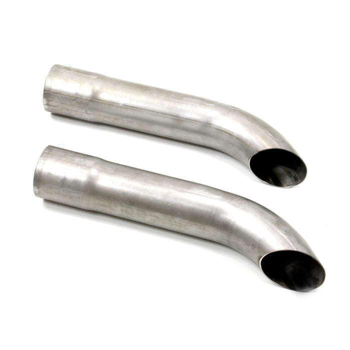 Patriot Exhaust H3812 Patriot Exhaust H3812-1 Side Tubes 20" Turnout Muffler Metallic Ceramic Coating. - Truck Part Superstore