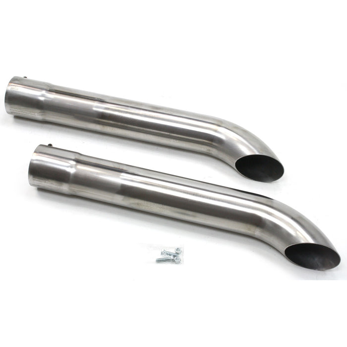 Patriot Exhaust H3819 Patriot Exhaust H3819-1 Side Tubes 26" Turnout Metallic Ceramic Coating. - Truck Part Superstore