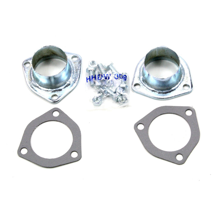 Patriot Exhaust H7229 Patriot Exhaust H7230 3-bolt 2 1/2" Stainless Steel Collector Flange Kit. - Truck Part Superstore