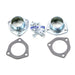 Patriot Exhaust H7229 Patriot Exhaust H7230 3-bolt 2 1/2" Stainless Steel Collector Flange Kit. - Truck Part Superstore