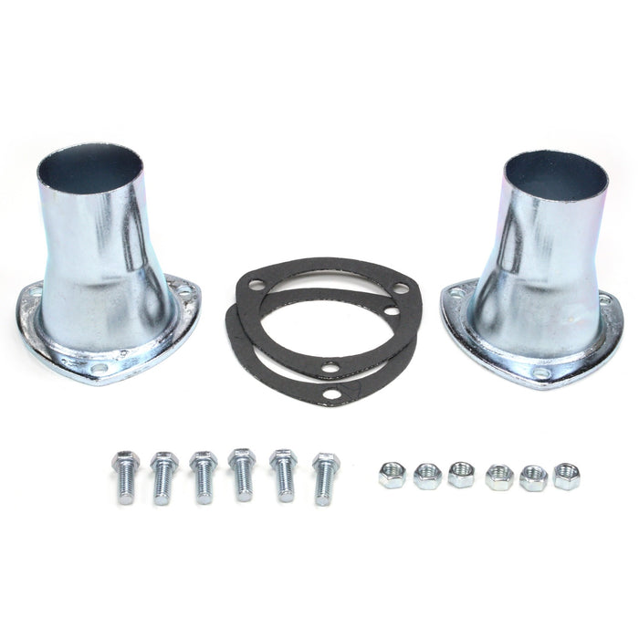 Patriot Exhaust H7252 Patriot Exhaust H7253 2 1/2" 3-Bolt Collector Flange Kit. - Truck Part Superstore