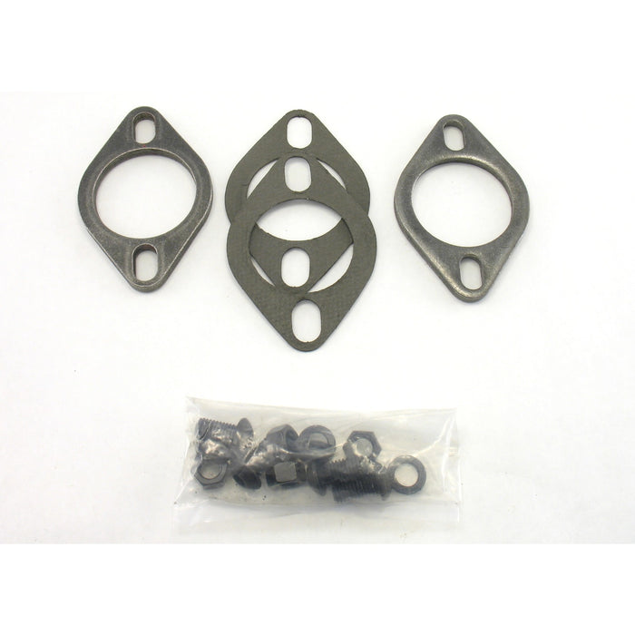 Patriot Exhaust H7265 Patriot Exhaust H7266 Collector Flange Kit 4 Bolt Round 3 1/2". - Truck Part Superstore