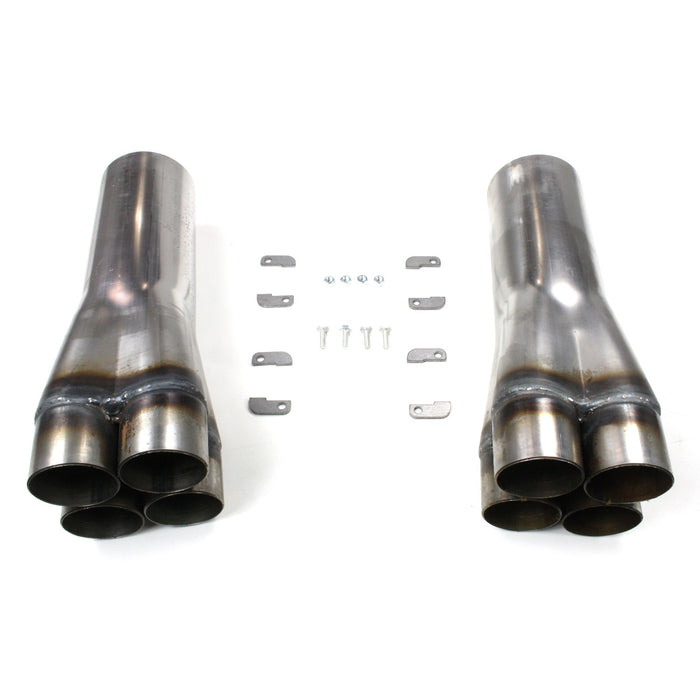 Patriot Exhaust H7691 Patriot Exhaust H7693 4-1 Formed Collectors 2 3/8"x4 1/2"x10". - Truck Part Superstore