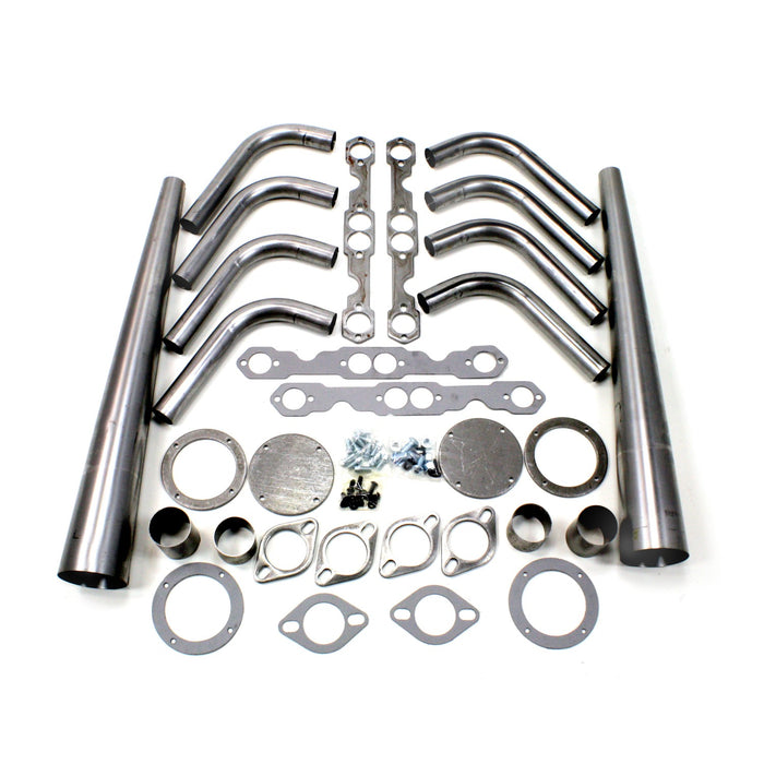 Patriot Exhaust H8002 Patriot Exhaust H8003 1 7/8"x3 1/2" Header Lakester Weld-up Kit Big Block Chevy. - Truck Part Superstore