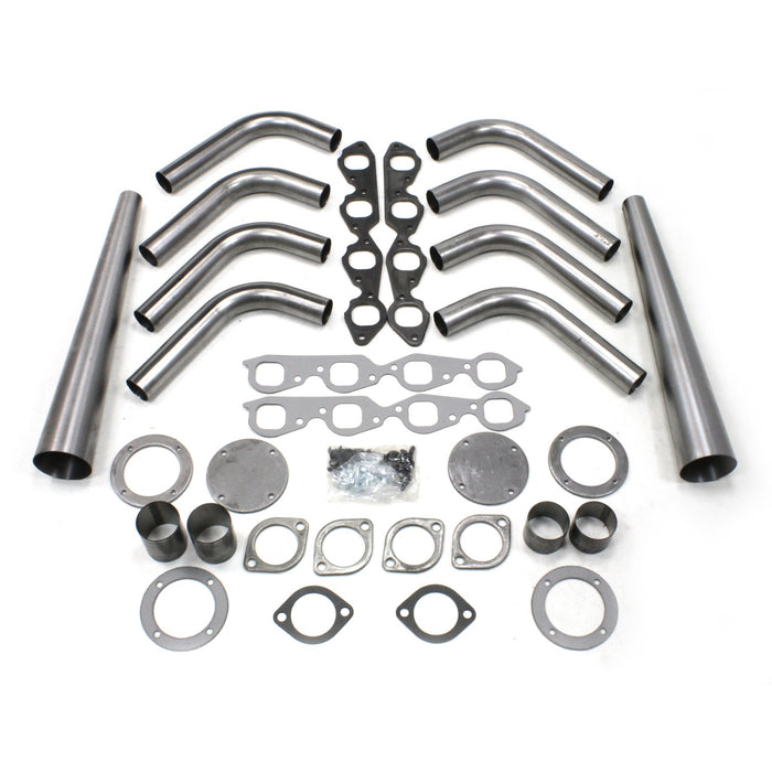 Patriot Exhaust H8003 Patriot Exhaust H8004 1 7/8"x4" Header Lakester Weld-up Kit Big Block Chevy. - Truck Part Superstore