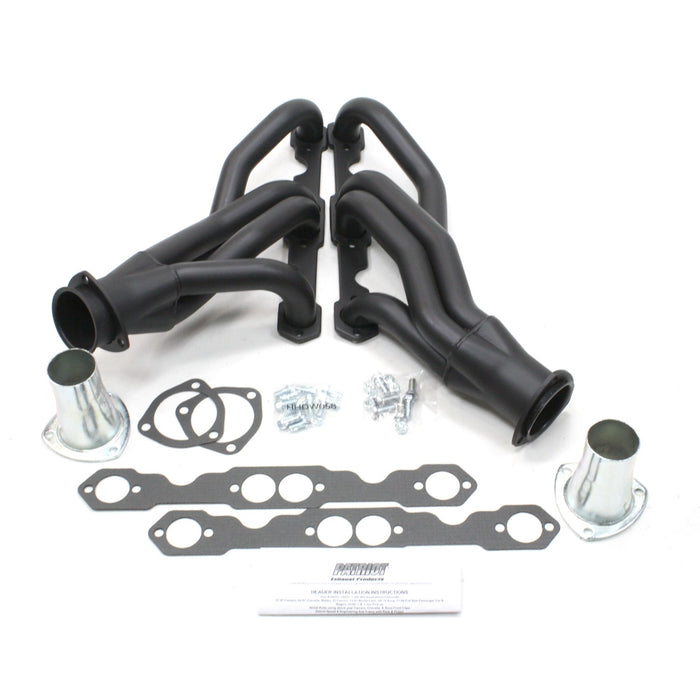 Patriot Exhaust H8021-B Header Chev Camaro SBC 67-81 Blk - Truck Part Superstore