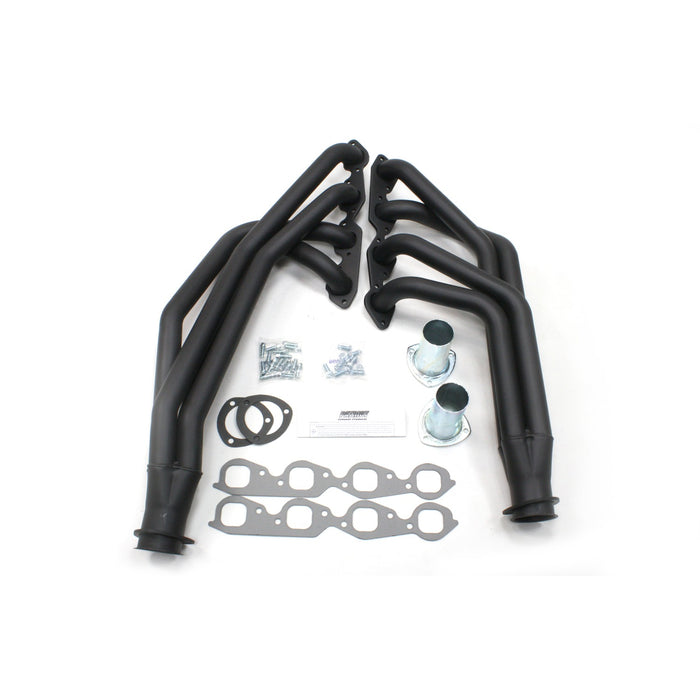 Patriot Exhaust H8023-B Header Chev Pass BBC 55-57 Blk - Truck Part Superstore