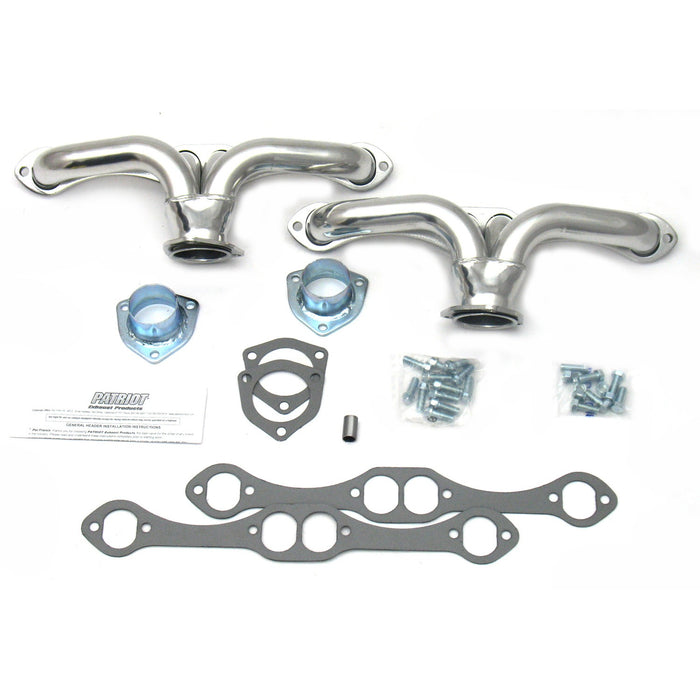 Patriot Exhaust H8052-1 Header Str Rod Univ SBC Ctd - Truck Part Superstore