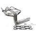 Patriot Exhaust H8072 Header Str Rod Hi Boy SBC Chrm - Truck Part Superstore