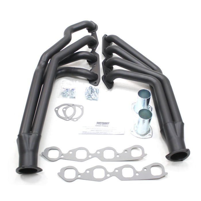 Patriot Exhaust H8078-B Header Chev Pass BBC 55-57 Blk - Truck Part Superstore