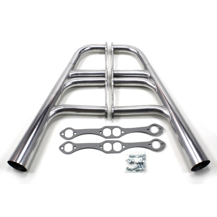 Patriot Exhaust H8084-1 Header Str Rod Traditional Lakstr SBC Ctd - Truck Part Superstore