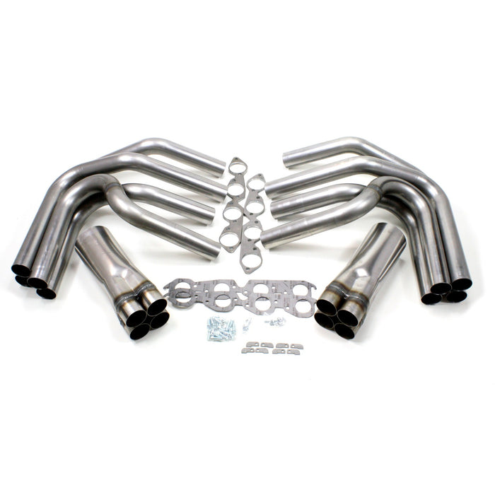 Patriot Exhaust H8093 Header Chev BBC Race Weld Up Kit - Truck Part Superstore