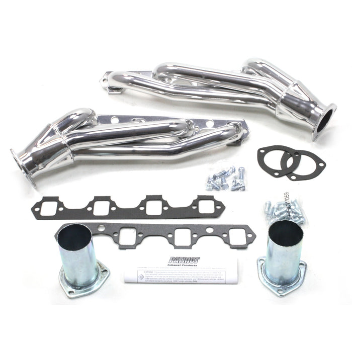 Patriot Exhaust H8420-1 Header Str Rod Univ SBF Ctd - Truck Part Superstore