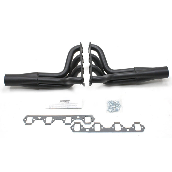 Patriot Exhaust H8423-B Header Ford IMCA SBF Blk - Truck Part Superstore
