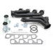Patriot Exhaust H8436-B Header Str Rod Univ 351C Blk - Truck Part Superstore