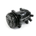 Top Street Performance HC5001BK A/C Compressor; Sanden 508 R134 V-Belt; Chrome with Black Clutch - Truck Part Superstore