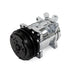 Top Street Performance HC5001C A/C Compressor; Sanden 508 R134 V-Belt; Chrome with Black Clutch - Truck Part Superstore