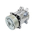 Top Street Performance HC5004C A/C Compressor; Sanden 508 R134 Serpentine Belt; Chrome with Silver Clutch - Truck Part Superstore