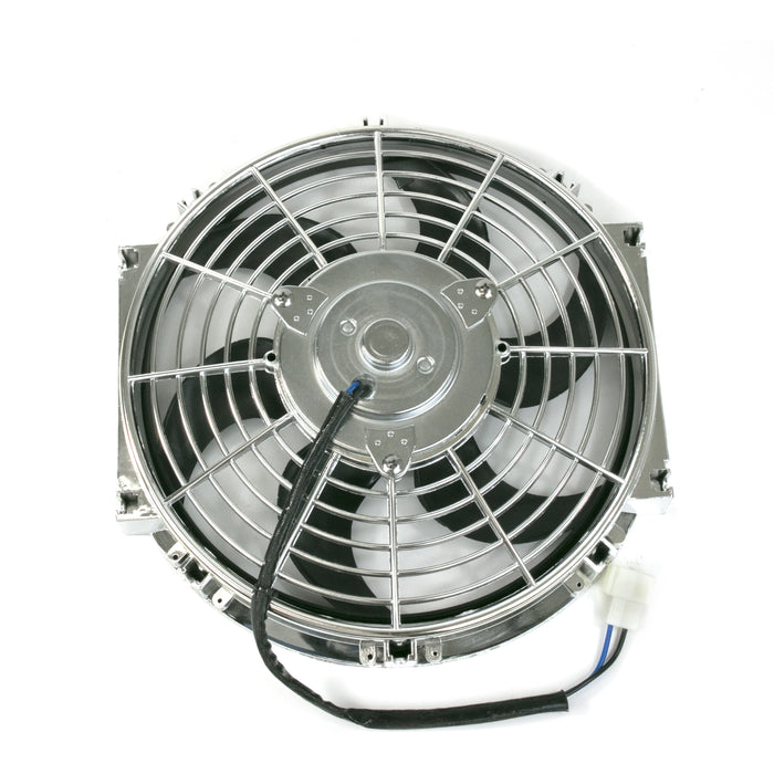 Top Street Performance HC6102C Universal Radiator Fan; S-Blade; 10" Chrome - Truck Part Superstore