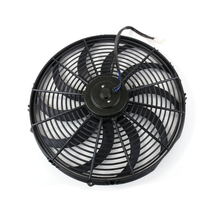 Top Street Performance HC6105 Universal Radiator Fan; S-Blade; 16" Black - Truck Part Superstore