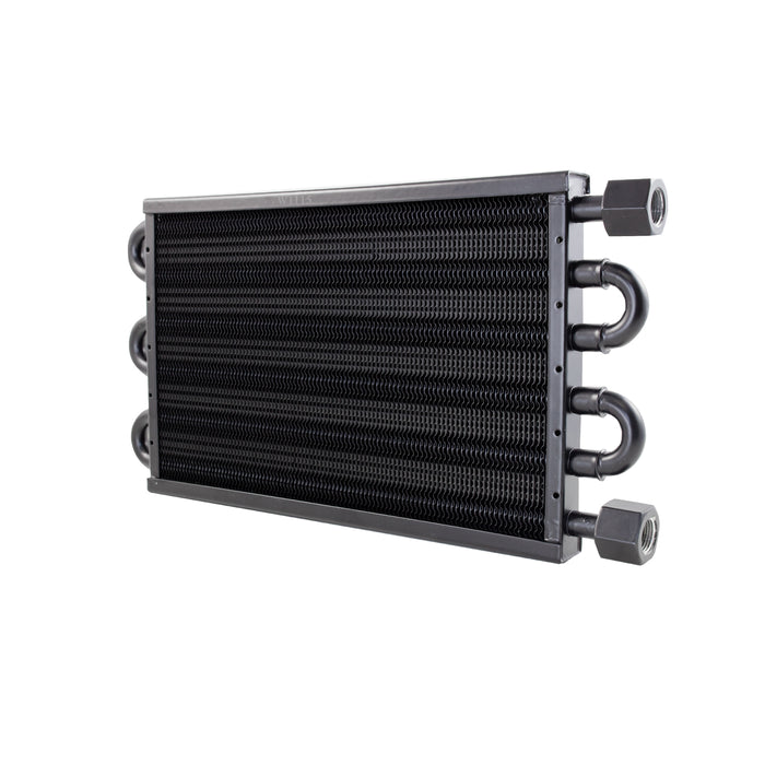 Top Street Performance HC6354 Transmission Oil Cooler; 7 1/2" x 15 1/2" with Flare Fitting - Truck Part Superstore